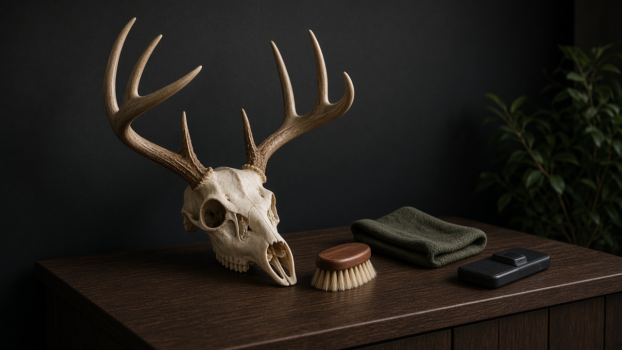 European mount care tools arranged for gentle routine maintenance